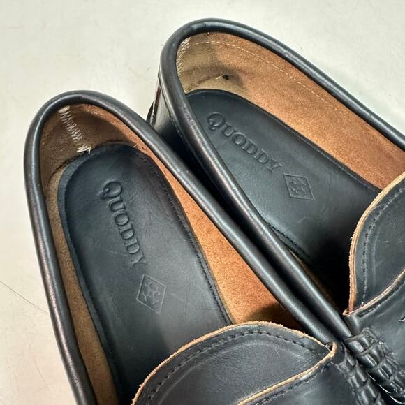 NWOT Quoddy True Penny Loafer Beefroll Pinch Black Made in Maine, USA Vibram 10 - Picture 7 of 11